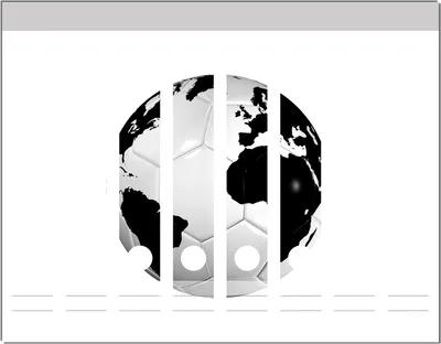 Produktbild von Wallario Ordnerrücken Sticker, selbstklebend für schmale Ordner, 8 Stück, Motiv Planet Fußball