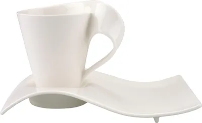 Produktbild von Villeroy & Boch NewWave Caffè Kaffeebecher mit Unterteller 300 ml