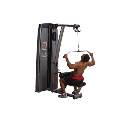 Produktbild von Body-Solid Latzug- und Rudermaschine "Pro Dual", Gewichtsblock 140 kg