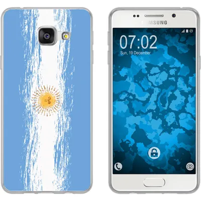 Produktbild von PhoneNatic Case kompatibel mit Samsung Galaxy A5 (2016) A510 Silikon-Hülle WM Argentinien M1