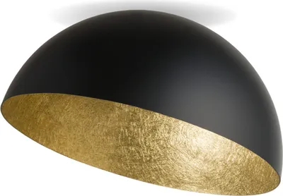 Obrázok produktu pre Dekoratívne čierno-zlaté okrúhle stropné svietidlo 90 cm do obývačky nad stôl Sfera 1xE27 15W Sigma Lighting