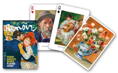 Productafbeelding van Piatnik 1712 - Renoir kaartspel, 55 kaarten