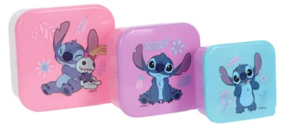 Produktbild von Stitch - Akwarela - Pudełka Na Przekąski - 3 Szt.