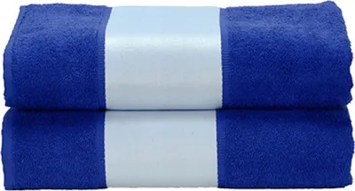 Produktbild von A&R AR081 | Badetuch SUBLI-Me® Bath Towel, 70 x 140 cm - Farbe: True Blue - Größe: 70 x 140 cm