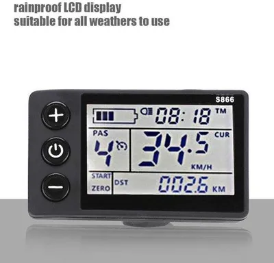 Zdjęcie produktu dla Wodoodporny wyświetlacz LCD, sterownik silnika bezszczotkowego – zestaw sterowników bezszczotkowych do rowerów elektrycznych – 24V-48V – 24V/36V, 350W