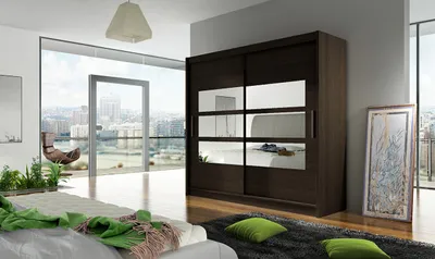 Produktbild von Geräumiger Kleiderschrank Astra – Breite 180 cm, schoko