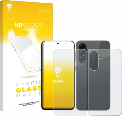 Produktbild von upscreen Entspiegelungs Schutzglas für Samsung Galaxy A56 5G Enterprise Edition (Display+Rückseite) Schutzfolie Panzer Folie Glas Display Schutz matt