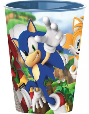 Produktbild von Sonic the Hedgehog Trinkbecher - 260 ml - Partybecher - 1 Stück - Für Geburtstage und Feiern