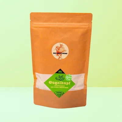Produktbild von Glutenfreier Gugelhupf mit Pistazien und Weißer Schokolade Backmischung