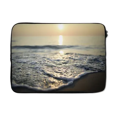 Produktbild von MuchoWow® Laptop Hülle 13 Zoll Meer - Sonne - Strand Laptoptasche - Laptophülle - Sleeve - Rundumschutz