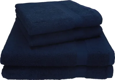 Produktbild von Betz 4-tlg. Handtuch-Set PREMIUM - 2 Liegetücher 2 Handtücher 100% Baumwolle  Farbe: dunkelblau