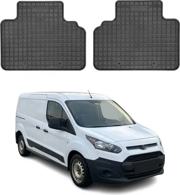 Produktbild von OMAC Gummi Fußmatten für Ford Courier 2014-2023 Automatten Gummi Schwarz 2tlg