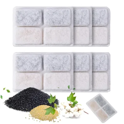 Produktbild von 6 Stück Katzenbrunnenfilter mit Kohlefilter