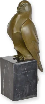 Produktbild von Bronzeskulptur einer Taube Replikat Retro Design Dekoration