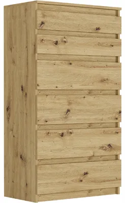 Obrázek produktu pro Komoda 70 cm 6 zásuvek skříňka FRAMIRE R-6 artisan