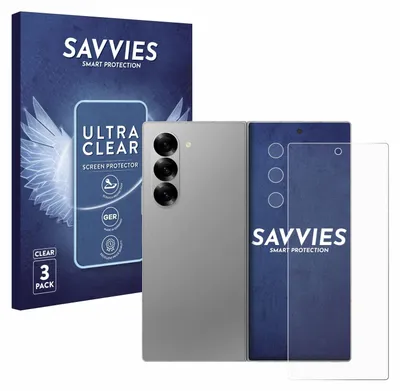 A product shot featuring packaging, a smartphone, and a screen protector.