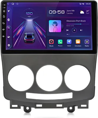 Obrázok produktu pre Carplay 2+32G Autoradio für Mazda 5 CR19 2005-2010 GPS Navigation WIFI BT DAB+ FM USB SWC Android12