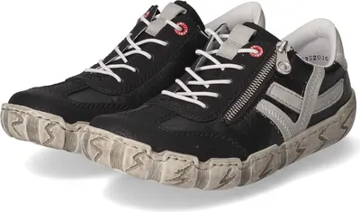 Produktbild von Rieker Damen Slip On Sneaker Schwarz Synthetik Leder Mix Größe: 37