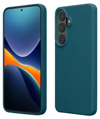 Produktbild von kwmobile Handyhülle für Samsung Galaxy S26 Plus Hülle - Case Silikon - Kabelloses Laden - Schutzhülle Cover in Petrol matt
