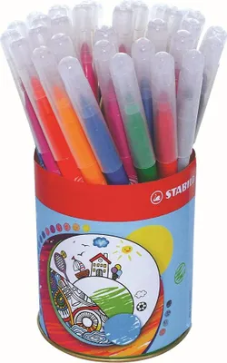 Zdjęcie produktu dla STABILO F-498000, Wielobarwny, Wielobarwny, Okrągły, 36 szt.