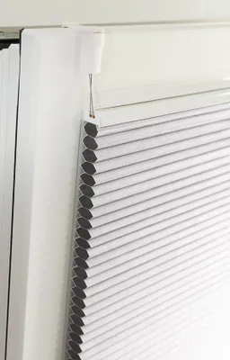 Produktbild von Deco4Me Wabenplissee Klemmfix ohne Bohren – Honeycomb Plissee, Verdunkelung, blickdicht – 85 x 140 cm, Weiß