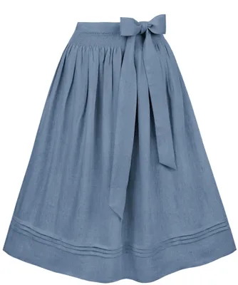 Produktbild von Elzusha - Schürze für Damen, Dirndl-Stil, in Blau, Größe 52-56