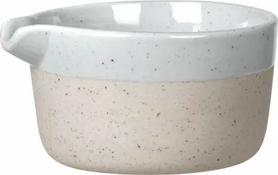 Produktbild von Blomus Milchkännchen SABLO, Milchkanne, Kanne, Keramik, grau, 150 ml, 64116
