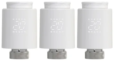Image de Robinet thermostatique pour radiateur, contrôle intelligent, économe en énergie, lot de 3