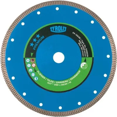 Produktbild von Famanu Diamant-Trennscheibe für Fliesen und Feinsteinzeug - 125 mm - Dünne Schneide