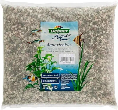 Obrázek produktu pro Aquariumgrind, směs barev, 4-6 mm - 5 kg. Podklad pro ryby a rostliny v akváriu