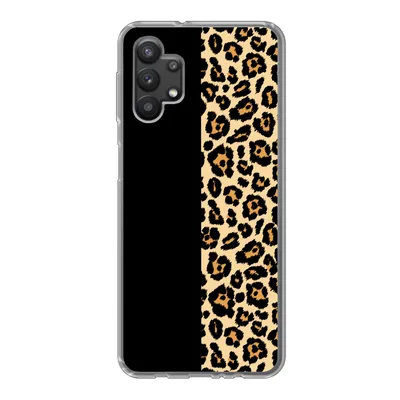 Produktbild von MuchoWow® Handyhülle Schutzhülle Hülle für Samsung Galaxy A32 5G Panther Druck - Design - Tiere Silikon Softcase Handy Hülle - Softcase