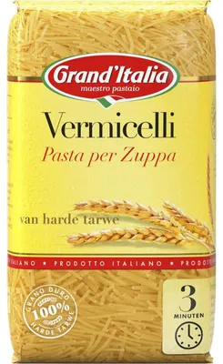 Produktbild von Grand'Italia Pasta per Zuppa Vermicelli 250g – Feine italienische Suppennudeln