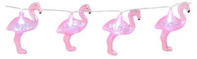 Obrázok produktu pre Žiarivo ružová girlanda plameniakov 140 cm - jedna veľkosť