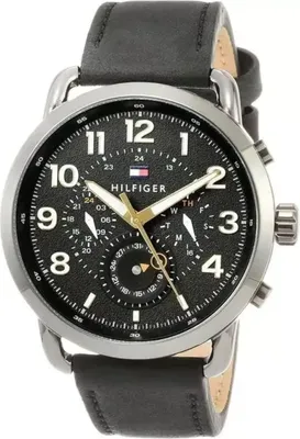 Produktbild von Tommy Hilfiger 1791426 Herren-Armbanduhr, Edelstahl-Gehäuse, Leder-Armband