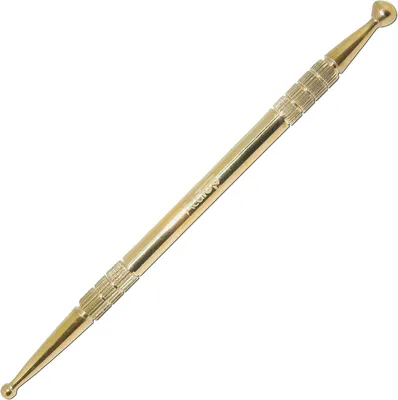 Produktbild von Akupressurstift aus Messing, 15 cm, ø 4 / 7 mm