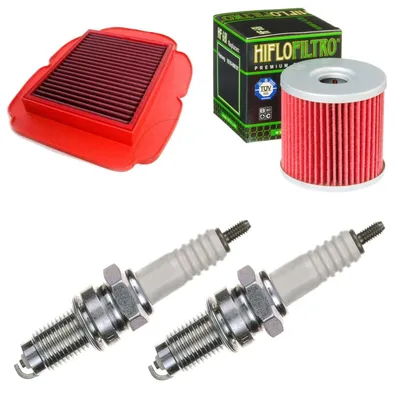 Obrázok produktu pre Servisná sada pre Hyosung GT 650 S Sport 2005–2006: vzduchový filter, olejový filter, zapaľovacie sviečky od pamoto –