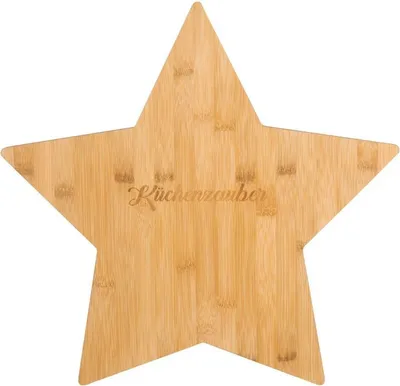 Produktbild von Räder Bambusbrett Stern Küchenzauber 44x45cm