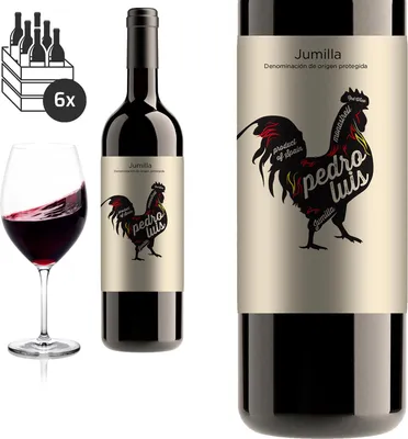 Produktbild von 6er Karton 2022 Jumilla Monsatrell Gallo Pedro Luis von Bodega Alceno - Rotwein