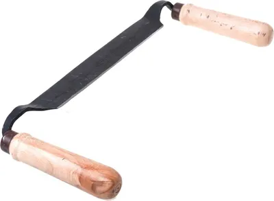 Produktbild von Aqbau® Zugmesser gerade 34cm Ziehmesser für Holz gerade Wagnermesser mit Holzheft