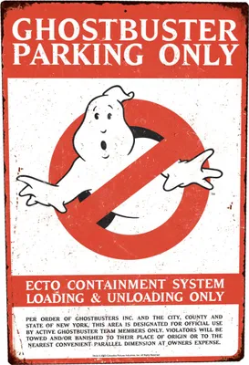 Produktbild von Ghostbuster Parking Only Metallschild Parkplatz