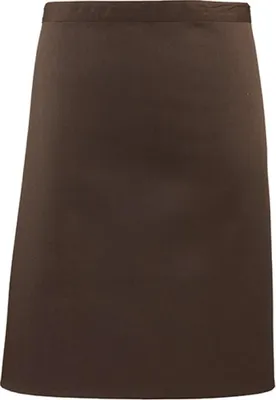 Produktbild von Premier Workwear PR151 | Bistroschürze - 70 x 50 cm - Hauswäsche: bis 60 °C - Farbe: Brown (ca. Pantone 476) - Größe: 70 x 50 cm