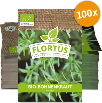Produktbild von Bohnenkraut (100 Tütchen) | Bohnenkrautsamen von FLORTUS