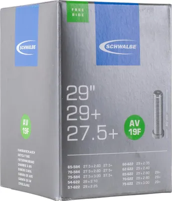 Produktbild von Schwalbe Schlauch AV19F Freeride 40mm (27,5"/29") 54/75-584/622