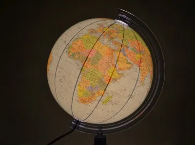 Image de Carte politique globe éclairé 25 cm