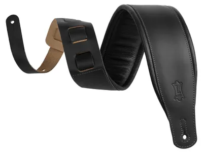 Obrázok produktu pre Kožený opasok na gitaru Levy's Leathers Amped Series | Šírka 8 cm | Čierny