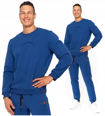 Immagine prodotto di Moraj - Felpa taglia 3XL - Maglione da uomo blu scuro - Felpa da uomo in cotone, scollo rotondo