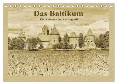 Produktbild von Das Baltikum - Ein Kalender im Zeitungsstil (Tischkalender 2027 DIN A5 quer), CALVENDO Monatskalender