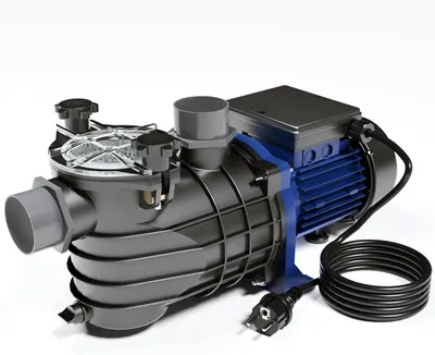 Imagen del producto de Bomba para piscina de 180 W, bomba para piscina con un caudal de 10800 l/h, bomba filtrante para piscina con una altura de elevación de 8 metros, bomba de circulación para filtro de agua en piscina
