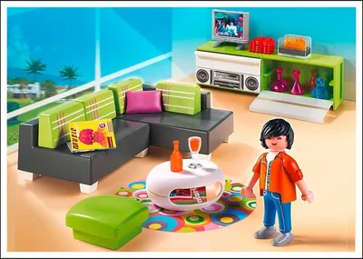 Image de PLAYMOBIL city life 5584 salon moderne