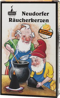 Produktbild von Huss Neudorfer Räucherkerzen - Orange von Huss Räucherkerzen